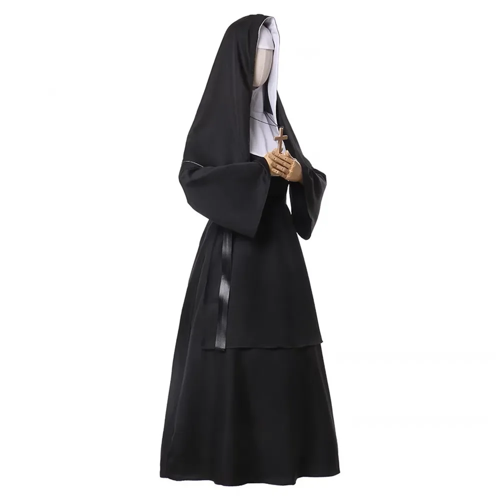 Bathrobe - Fantasia de Freira Feminina 2026: Traje