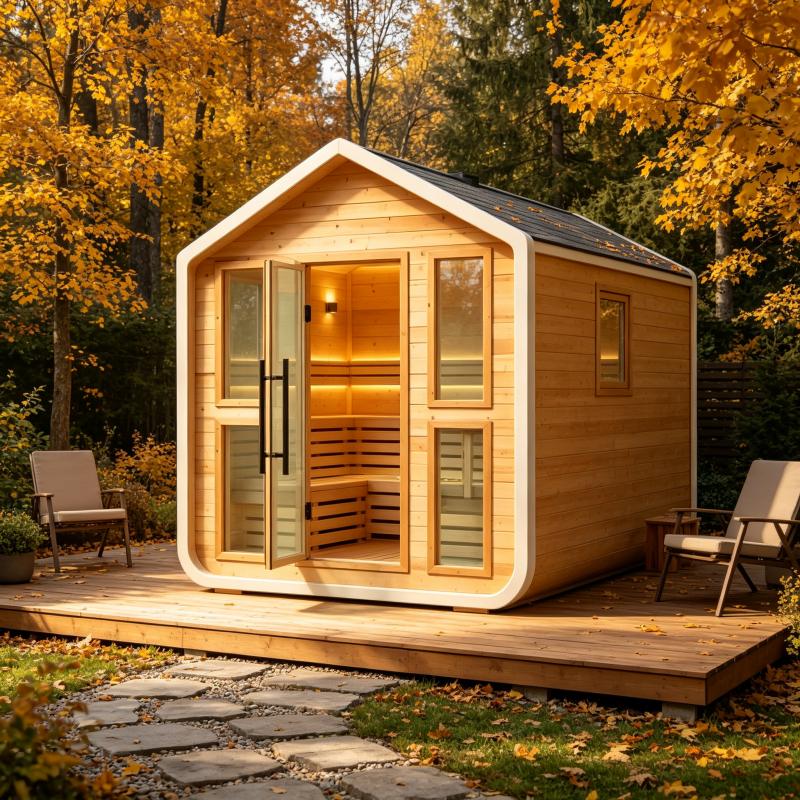 Spa Wellness Gym - Cabine de sauna de luxo, feita