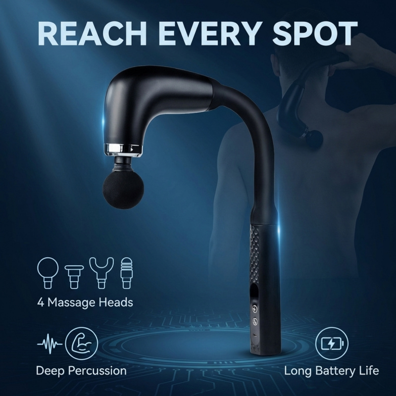 Massage Gun - Pistola de Massagem Muscular Elétrica com