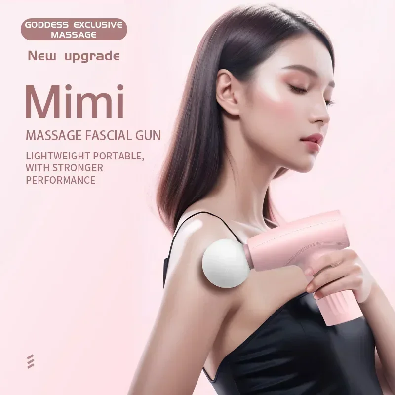 Músculo mini rosa pistola de m - Massage Gun avaliação e preço