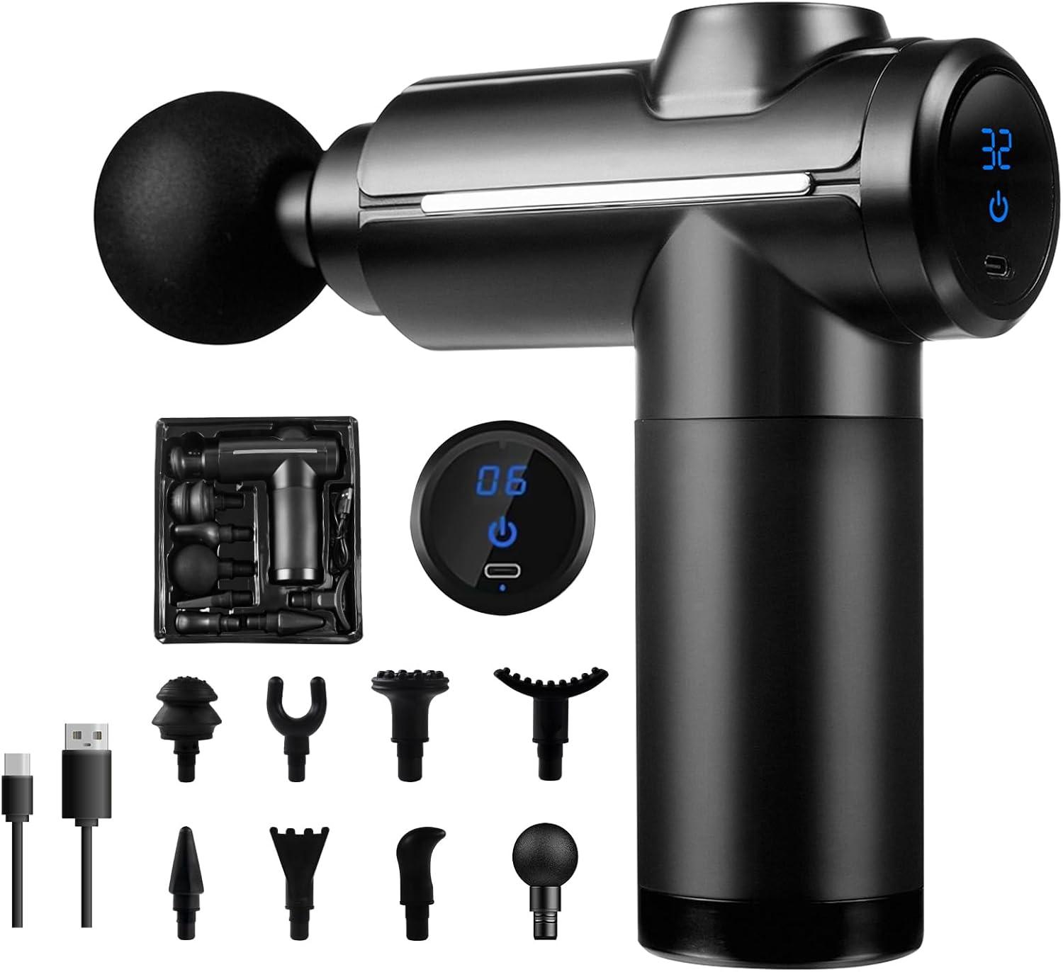 Pistola de massagem massageado - Massage Gun avaliação e preço