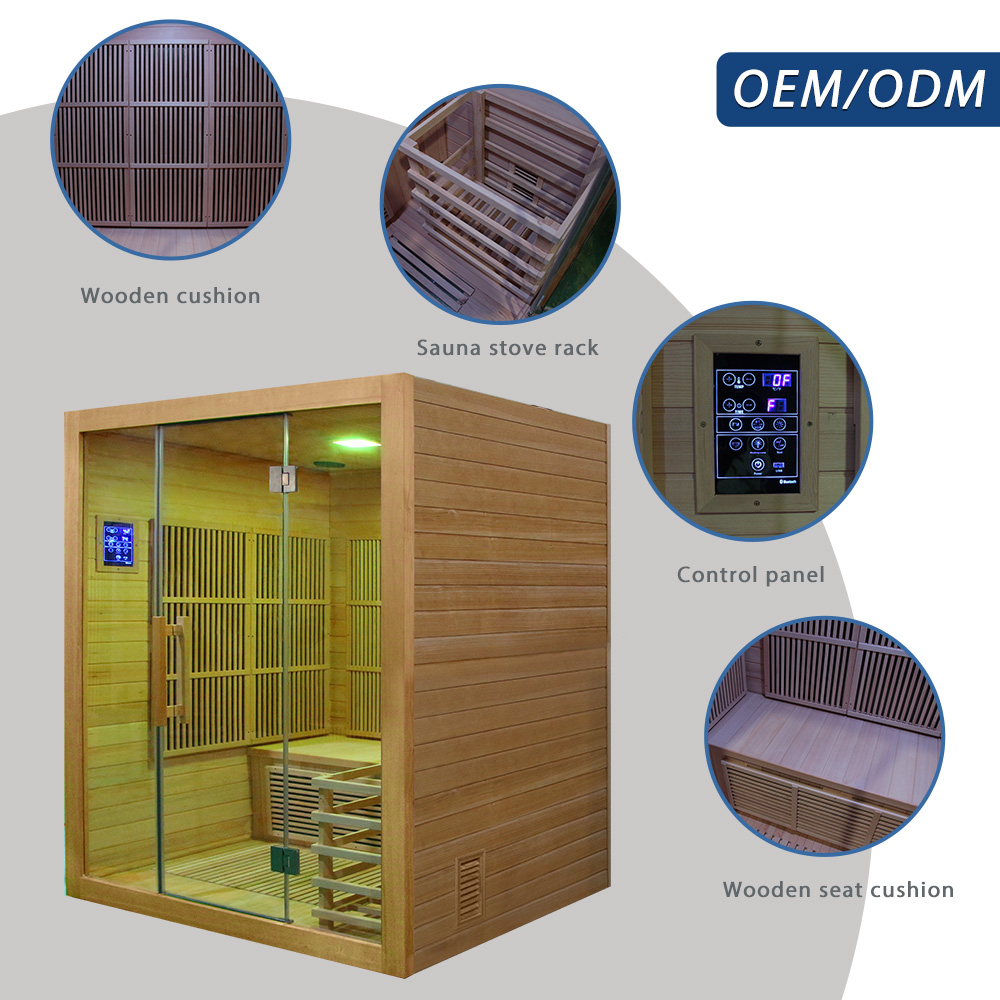 Cabine de sauna moderna em mad - Spa Wellness Gym avaliação e preço
