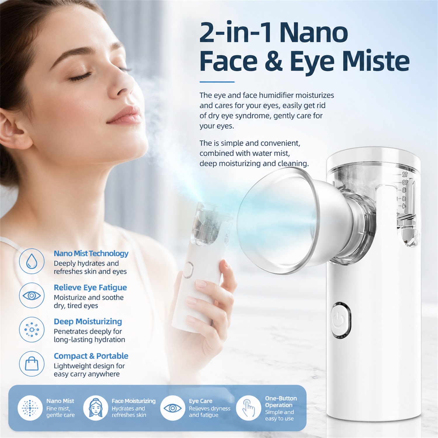 Vaporizador Facial 2 em 1 com  - Face Steamer avaliação e preço